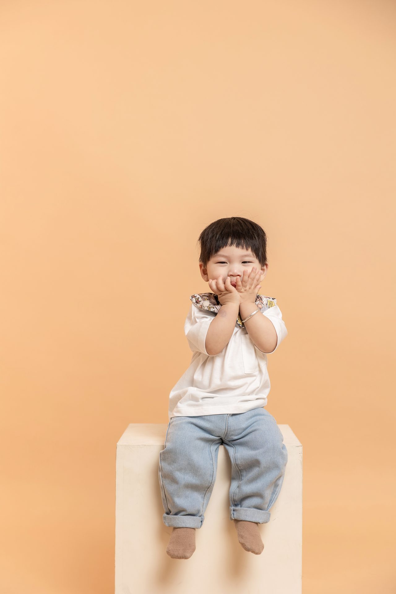 高雄親子寫真 媽媽牽著孩子小手的溫柔瞬間