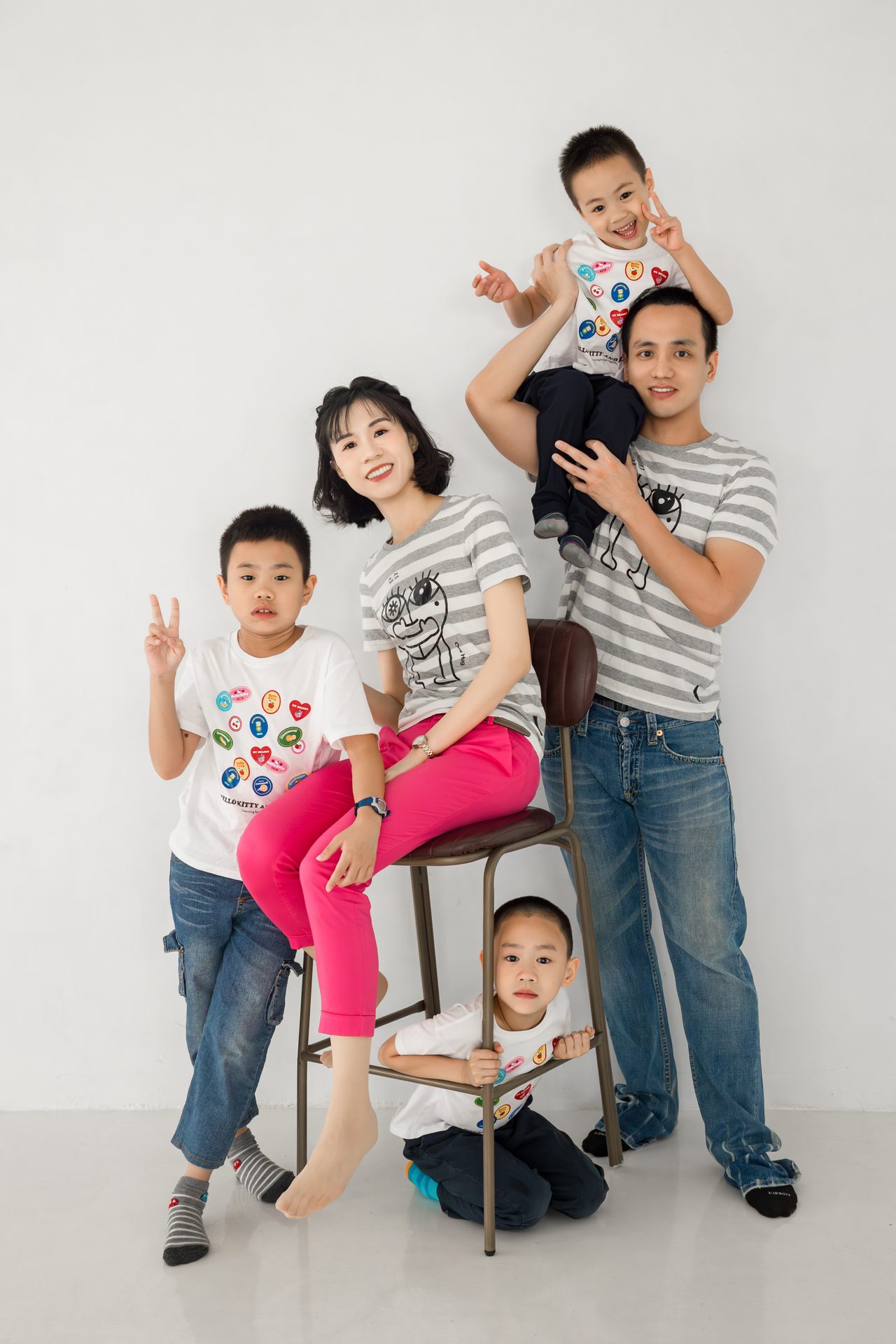 高雄親子攝影 媽媽與孩子們的活潑互動寫真